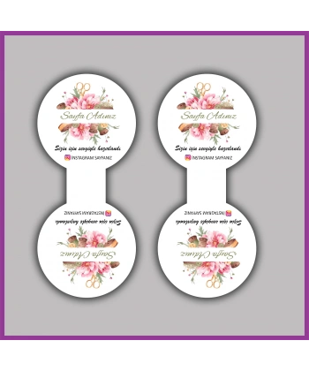 Kişiye Özel Logolu Takı ve Toka Kartı - BS127