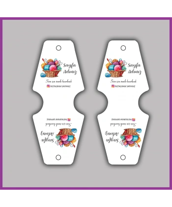 Kişiye Özel Logolu Takı ve Toka Kartı - BS135