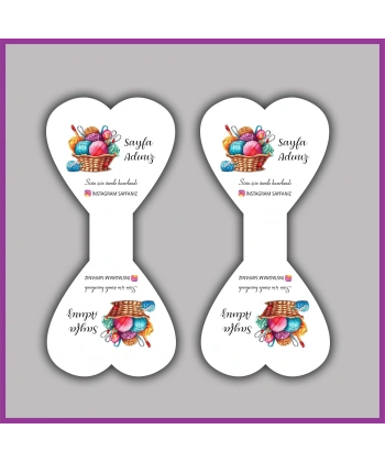 Kişiye Özel Logolu Takı ve Toka Kartı - BS136