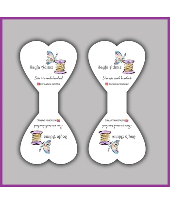 Kişiye Özel Logolu Takı ve Toka Kartı - BS146