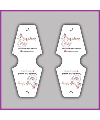 Kişiye Özel Logolu Takı ve Toka Kartı - BS155