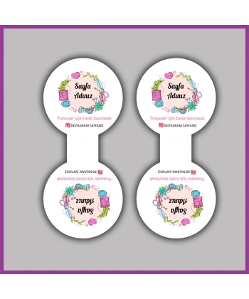 Kişiye Özel Logolu Takı ve Toka Kartı - BS167