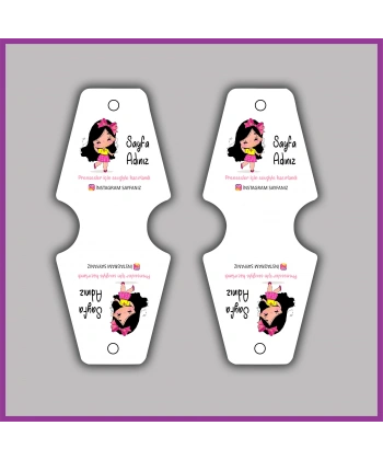 Kişiye Özel Logolu Takı ve Toka Kartı - BS175