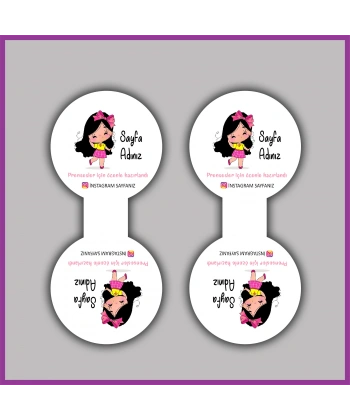 Kişiye Özel Logolu Takı ve Toka Kartı - BS177