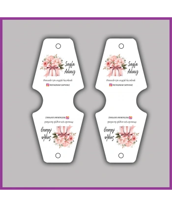 Kişiye Özel Logolu Takı ve Toka Kartı - BS185