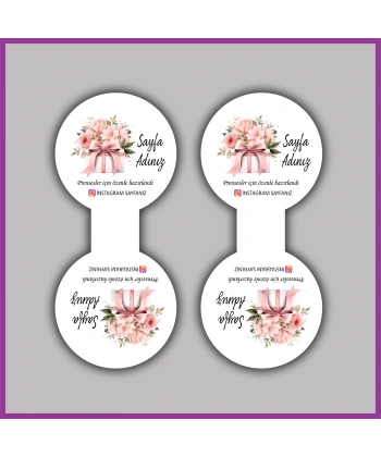 Kişiye Özel Logolu Takı ve Toka Kartı - BS187