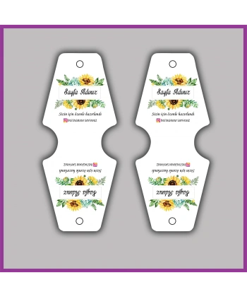 Kişiye Özel Logolu Takı ve Toka Kartı - BS195