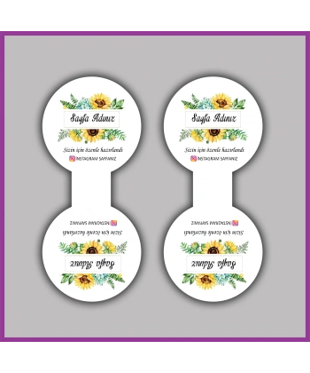 Kişiye Özel Logolu Takı ve Toka Kartı - BS197