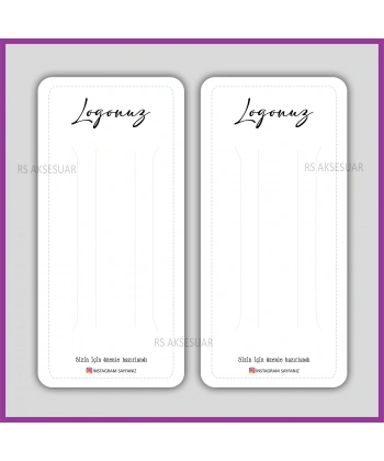 Kişiye Özel Logolu Toka Kartı -RS6294