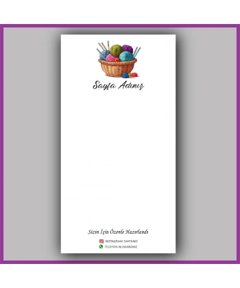 Kişiye Özel Logolu Toka - Takı Kartı - BS011