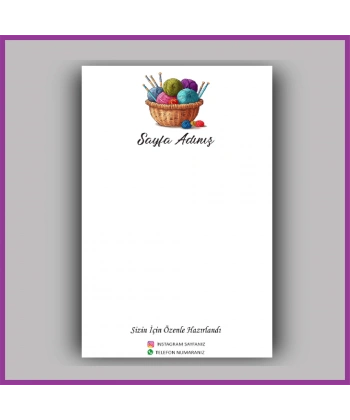 Kişiye Özel Logolu Toka - Takı Kartı - BS012