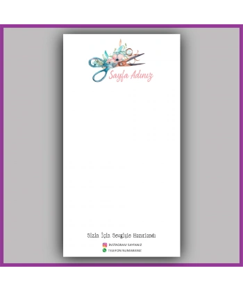 Kişiye Özel Logolu Toka - Takı Kartı - BS031