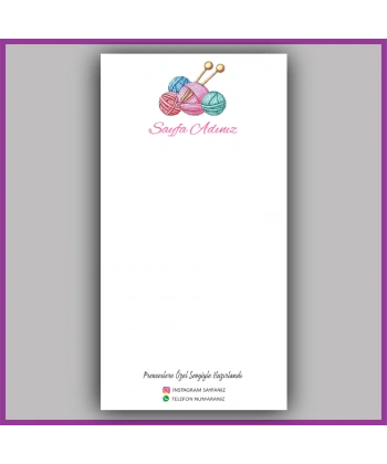 Kişiye Özel Logolu Toka - Takı Kartı - BS051