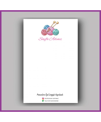 Kişiye Özel Logolu Toka - Takı Kartı - BS052