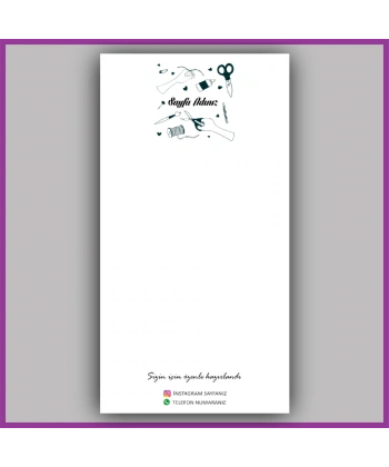 Kişiye Özel Logolu Toka - Takı Kartı - BS071