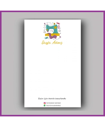 Kişiye Özel Logolu Toka - Takı Kartı - BS082