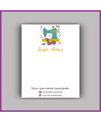 Kişiye Özel Logolu Toka - Takı Kartı - BS083