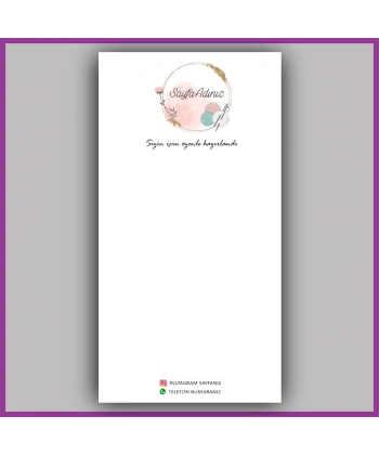 Kişiye Özel Logolu Toka - Takı Kartı - BS101