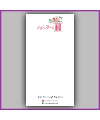 Kişiye Özel Logolu Toka - Takı Kartı - BS111