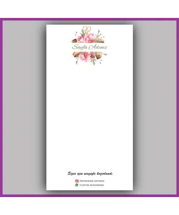 Kişiye Özel Logolu Toka - Takı Kartı - BS121