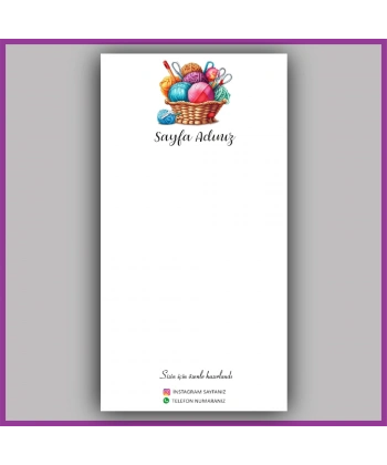 Kişiye Özel Logolu Toka - Takı Kartı - BS131