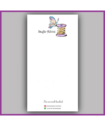 Kişiye Özel Logolu Toka - Takı Kartı - BS141