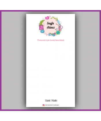 Kişiye Özel Logolu Toka - Takı Kartı - BS161