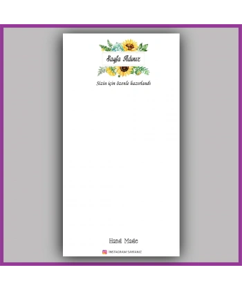 Kişiye Özel Logolu Toka - Takı Kartı - BS191