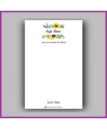 Kişiye Özel Logolu Toka - Takı Kartı - BS192