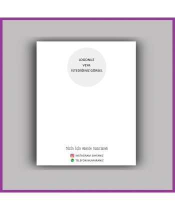 Kişiye Özel Logolu Toka - Takı Kartı - BS215