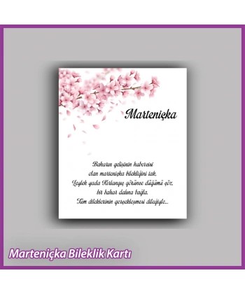 Marteniçka Bileklik Kartı - MR01