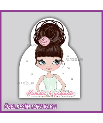 Lastik Toka Kartı -Bebek, Doğum Günü Hatırası