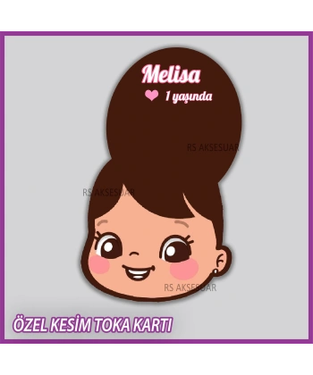 Lastik Toka Kartı -Bebek, Doğum Günü Hatırası