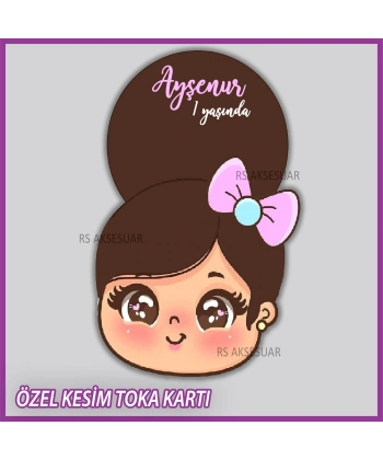 Lastik Toka Kartı -Bebek, Doğum Günü Hatırası