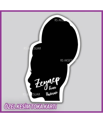 Lastik Toka Kartı -Nikah, Nişan, Kına Hatırası