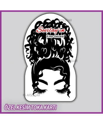 Lastik Toka Kartı -Nikah, Nişan, Kına Hatırası