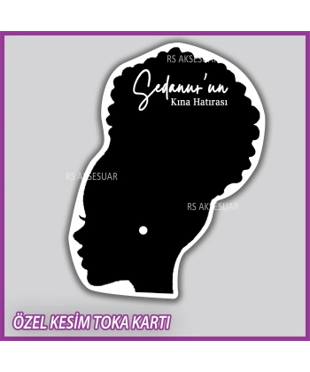 Lastik Toka Kartı -Nikah, Nişan, Kına Hatırası