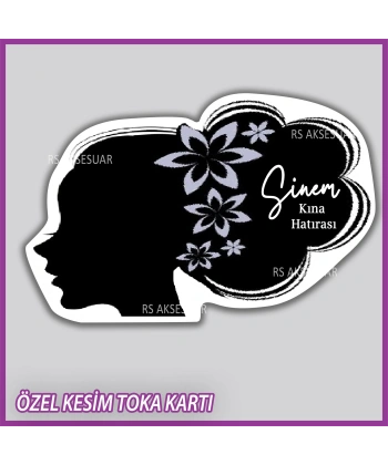 Lastik Toka Kartı -Nikah, Nişan, Kına Hatırası