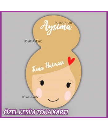 Lastik Toka Kartı -Nikah, Nişan, Kına Hatırası