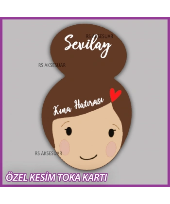 Lastik Toka Kartı -Nikah, Nişan, Kına Hatırası