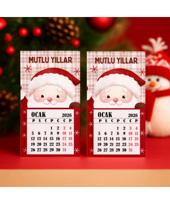 Magnetli Mini Takvim - Yılbaşı Hediyesi- YY6268