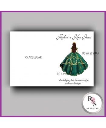 Makrome Anahtarlık İsim Kartı