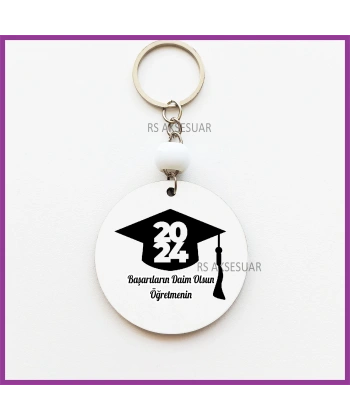 Mezuniyet Hatırası Baskılı Anahtarlık