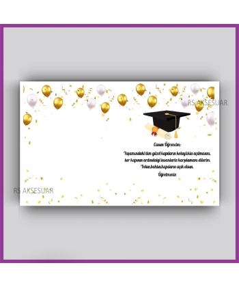 Mezuniyet Hatırası Hediyelik Anahtarlık Kartı