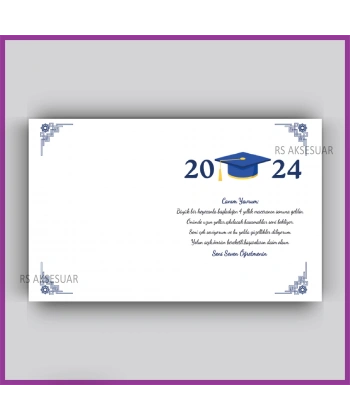 Mezuniyet Hatırası Hediyelik Anahtarlık Kartı