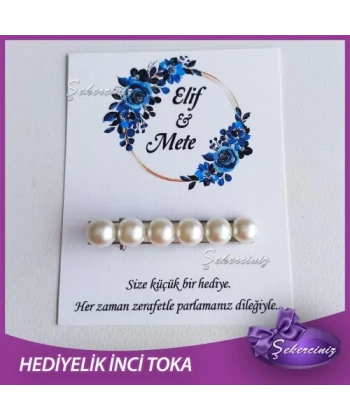 Nikah Şekeri | Kına | Nişan | Söz Hediyeliği incili toka - NS021