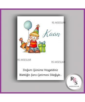 Şans Bileklik İsim Kartı -BK065