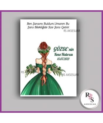 Şans Bileklik İsim Kartı -BK068