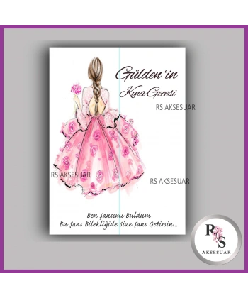 Şans Bileklik İsim Kartı -BK069