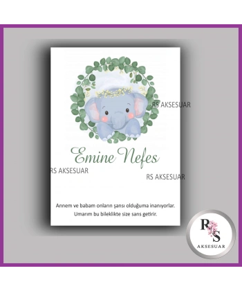 Şans Bileklik İsim Kartı -BK075